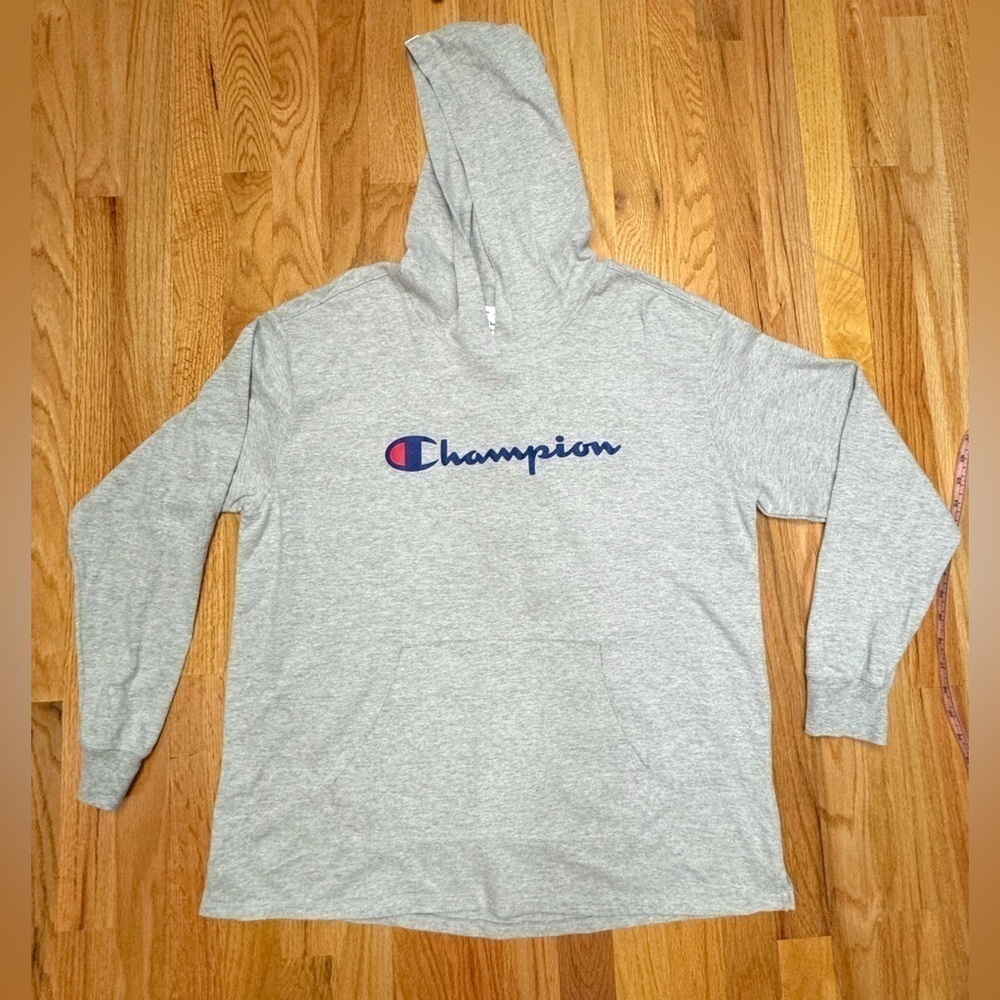 Vintage Champion Middleweight Gray Long Sleeve Shirt Size XL